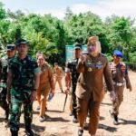 Pangdam II/Sriwijaya  Meninjau Kesiapan dan pembangunan Batalyon Infanteri Teritorial 947/ Pangeran Amin