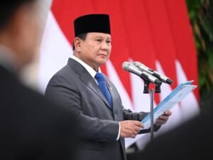 Presiden Prabowo Saksikan Pengucapan Sumpah Hakim Konstitusi dan Keanggotaan Ombudsman RI