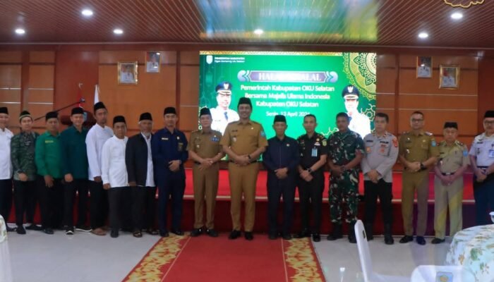 PEMKAB OKU SELATAN GELAR HALAL BIHALAL BERSAMA MUI, PERKUAT SINERGI UMAT DAN PEMERINTAH