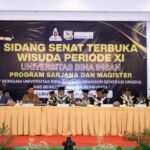 Stah Ahli lll Hadiri Wisuda Periode XI Sarjana dan Magister Universitas Bina Insan