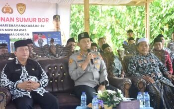 Asisten Pemerintahan Hadiri Peresmian Sumur Bor Dalam Rangka Peringatan Hari Bhayangkara Ke-80 