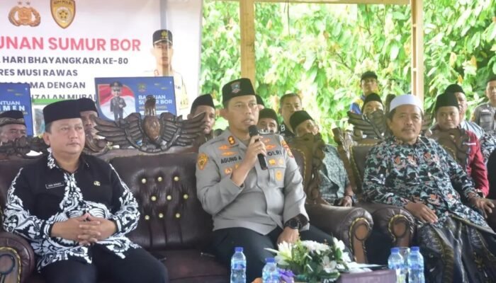 Asisten Pemerintahan Hadiri Peresmian Sumur Bor Dalam Rangka Peringatan Hari Bhayangkara Ke-80 